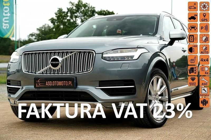 Szary (metalik) Używany 2018 Volvo XC90 SUV | 150 163 zł (Dość drogi) - Obraz 1/1