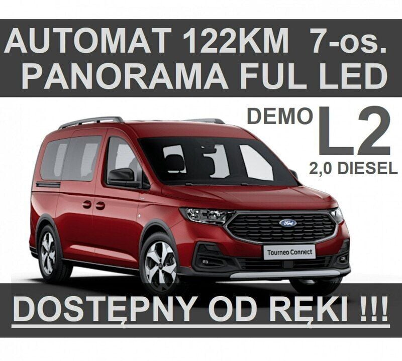 Czerwony Używany 2023 Ford Tourneo Connect Minivan | 165 000 zł - Obraz 1/4