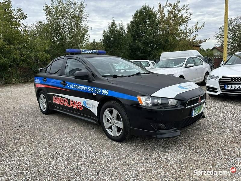 Czarny (metalik) Używany 2008 Mitsubishi Lancer Sedan/Limuzyna | 10 900 zł - Obraz 1/4
