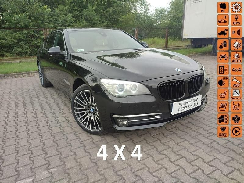 Czarny (metalik) Używany 2013 BMW 730 Sedan/Limuzyna | 72 900 zł - Obraz 1/4