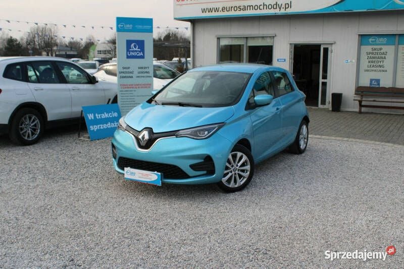 Niebieski Używany 2021 Renault Zoe Zen Hatchback | 64 900 zł - Obraz 1/4