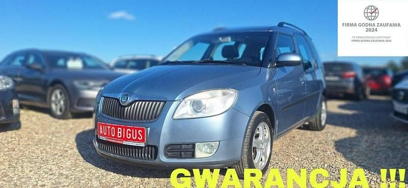 Niebieski jasny (metalik) Używany 2007 Skoda Roomster Kombi | 12 900 zł - Obraz 1/4