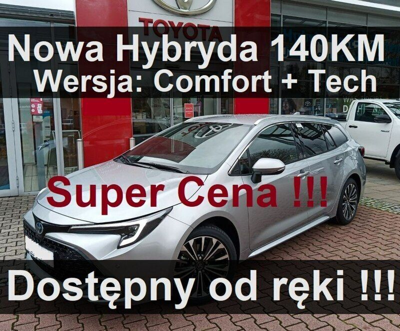 Srebrny Nowe 2024 Toyota Corolla Comfort Kombi | 122 900 zł - Obraz 1/4