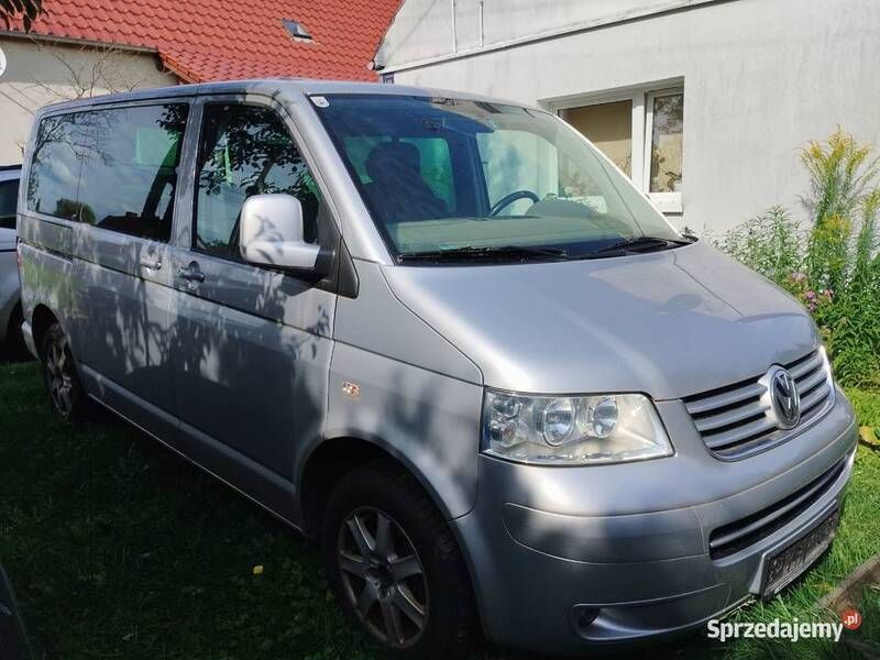 Srebrny Używany 2008 VW Multivan Minivan | 24 999 zł - Obraz 1/4