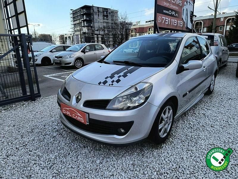 Srebrny Używany 2007 Renault Clio Coupe | 9900 zł - Obraz 1/4