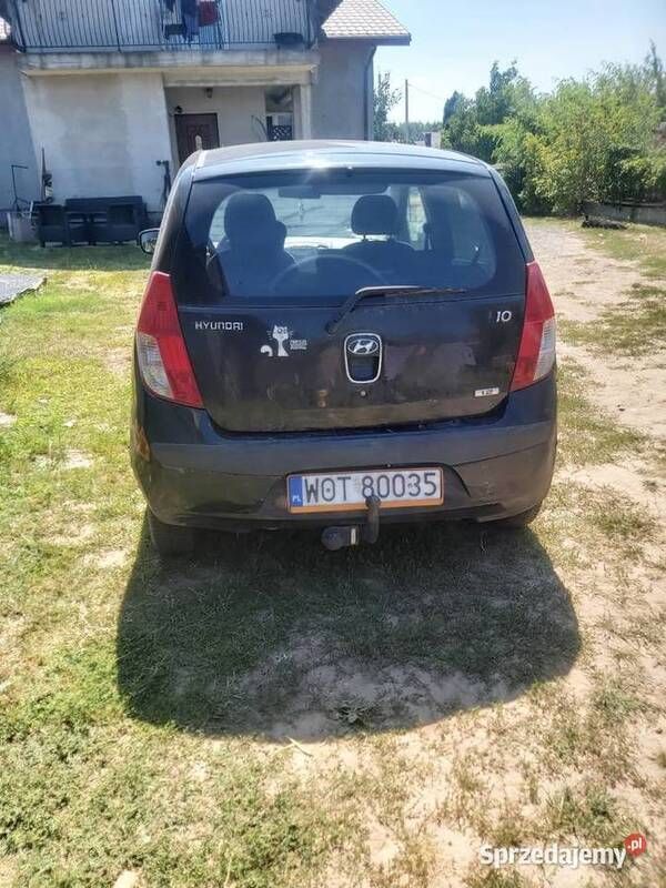 Czarny Używany 2008 Hyundai i10 Hatchback | 2500 zł - Obraz 1/4