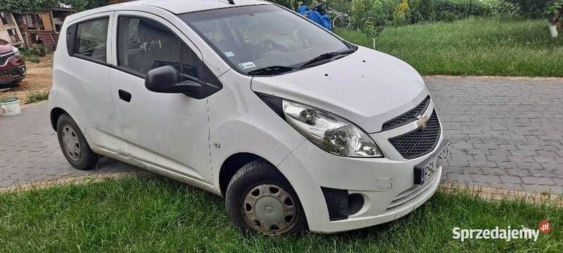 Biały Używany 2012 Chevrolet Spark Hatchback | 8500 zł (Dobra cena) - Obraz 1/4