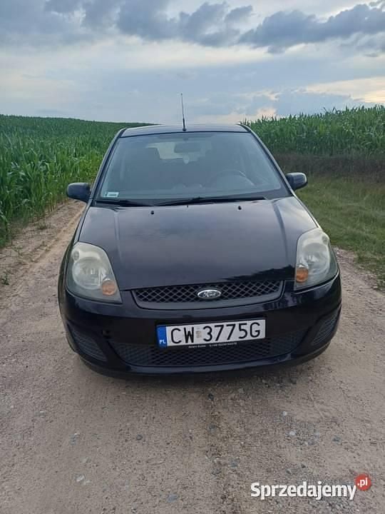 Czarny Używany 2008 Ford Fiesta Hatchback | 4500 zł (Dobra cena) - Obraz 1/4