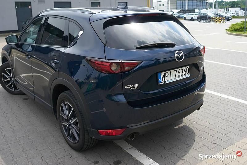 Niebieski Używany 2017 Mazda CX-5 SUV | 87 900 zł (Uczciwa cena) - Obraz 1/4