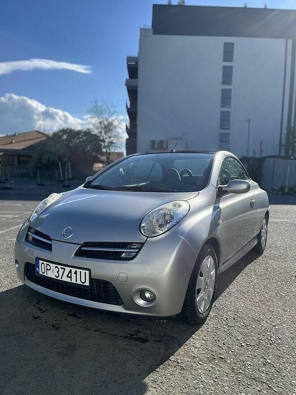 Srebrny Używany 2005 Nissan Micra C+C Kabriolet | 8000 zł - Obraz 1/4