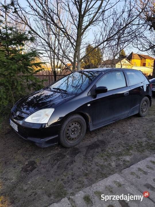 Czarny Używany 2002 Honda Civic | 2400 zł (Dobra cena) - Obraz 1/4