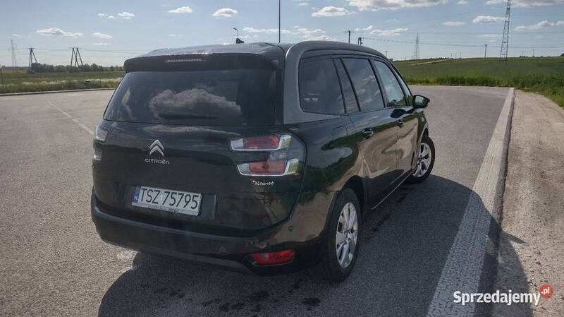 Czarny Używany 2016 Citroën Grand C4 Picasso Minivan | 36 500 zł (Uczciwa cena) - Obraz 1/4