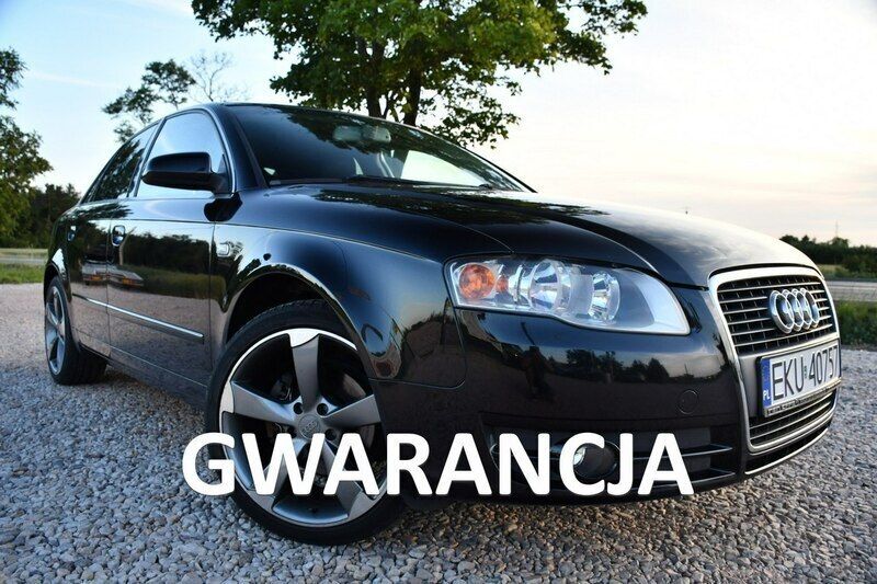 Czarny (metalik, perła) Używany 2007 Audi A4 Sedan/Limuzyna | 21 999 zł (Dość drogi) - Obraz 1/4