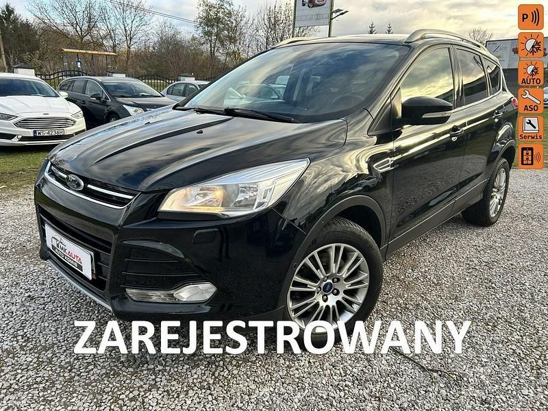 Czarny Używany 2014 Ford Kuga Titanium SUV | 38 900 zł (Dobra cena) - Obraz 1/4