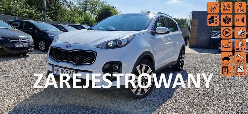 Biały Używany 2016 Kia Sportage 2 SUV | 56 900 zł (Uczciwa cena) - Obraz 1/4