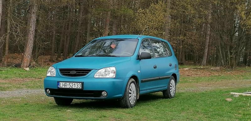 Niebieski Używany 2004 Kia Carens Minivan | 6500 zł (Uczciwa cena) - Obraz 1/4
