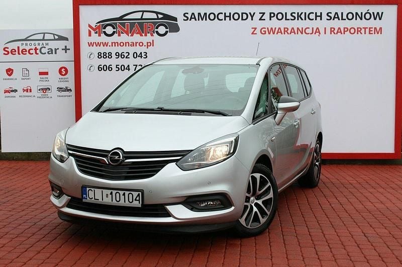 Srebrny Używany 2019 Opel Zafira Tourer Minivan | 42 900 zł (Uczciwa cena) - Obraz 1/4