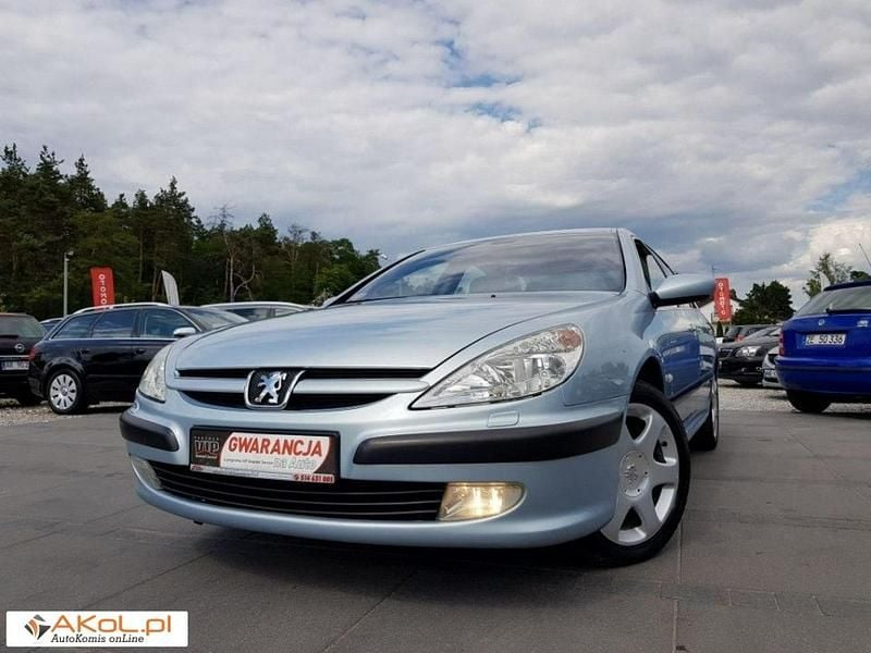 Srebrny (metalik, perła) Używany 2002 Peugeot 607 Sedan/Limuzyna | 7500 zł - Obraz 1/1