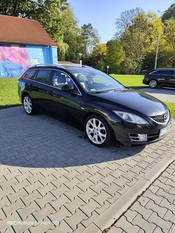 Czarny Używany 2008 Mazda 6 Kombi | 13 999 zł (Uczciwa cena) - Obraz 1/4