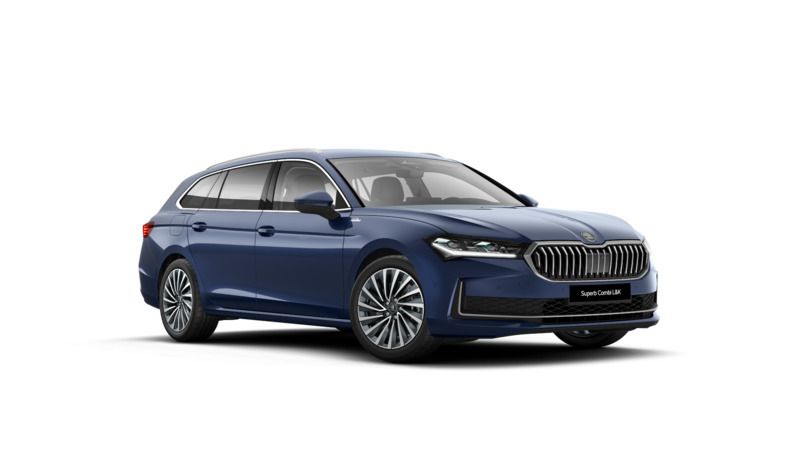 Błękit cobalt metalizowany Nowe 2025 Skoda Superb LAURIN & KLEMENT Kombi | 233 700 zł (Uczciwa cena) - Obraz 1/4
