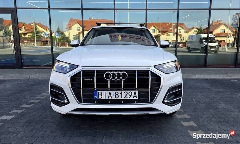 Biały Używany 2021 Audi Q5 Premium Plus SUV | 139 900 zł (Drogi) - Obraz 1/4