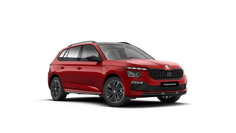 Czerwień velvet metalizowany Nowe 2026 Skoda Kamiq Monte Carlo SUV | 136 950 zł (Uczciwa cena) - Obraz 1/4