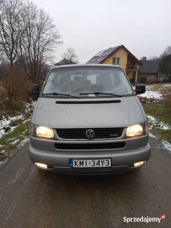 Srebrny Używany 1999 VW T4 Van | 27 500 zł (Dobra cena) - Obraz 1/4