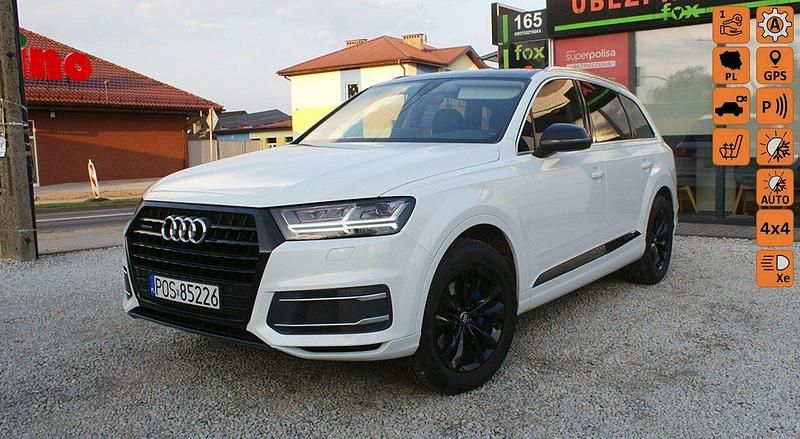 Biały Używany 2016 Audi Q7 Comfort SUV | 137 800 zł (Drogi) - Obraz 1/4