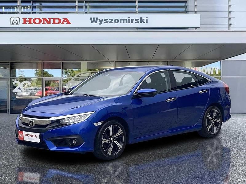 Brilliant sporty blu Używany 2018 Honda Civic Comfort Sedan/Limuzyna | 64 900 zł (Drogi) - Obraz 1/4