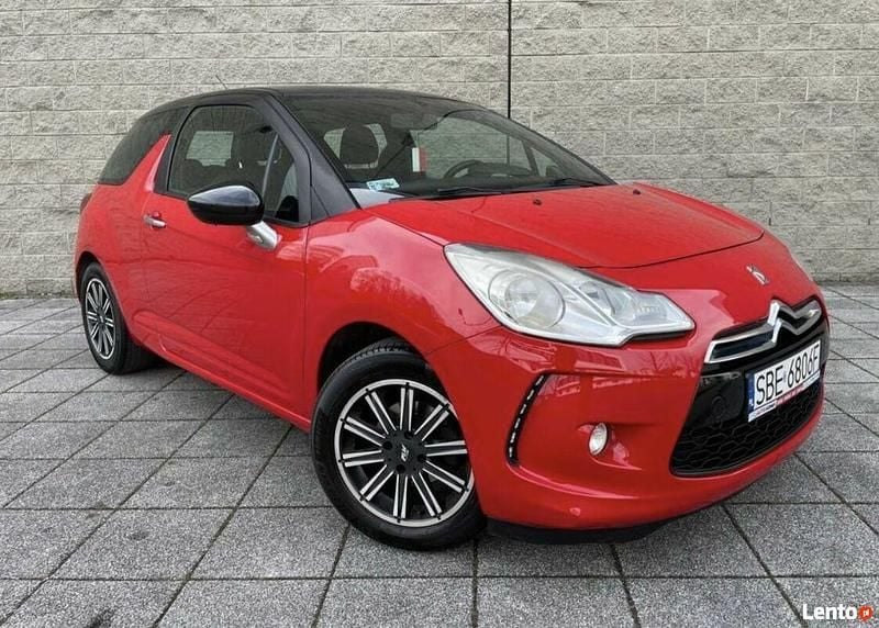 Czerwony Używany 2010 Citroën DS3 Hatchback | 15 500 zł - Obraz 1/2