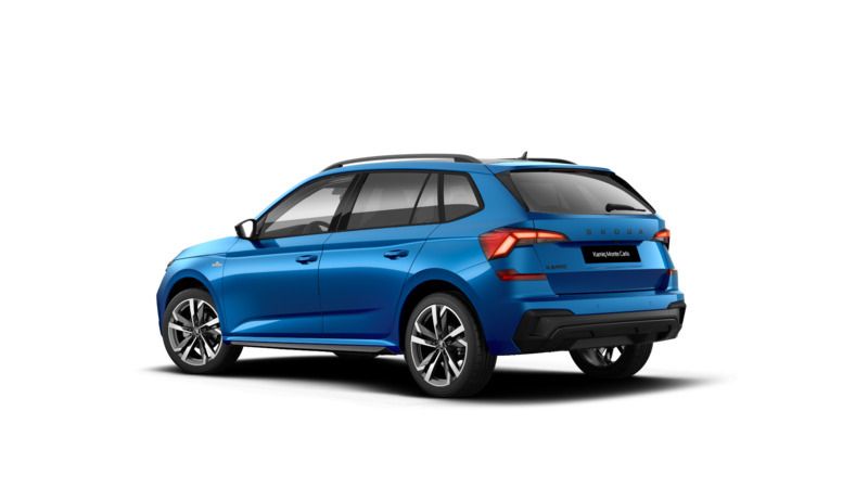 Błękit race metalizowany Nowe 2025 Skoda Kamiq Monte Carlo SUV | 125 450 zł (Drogi) - Obraz 1/3