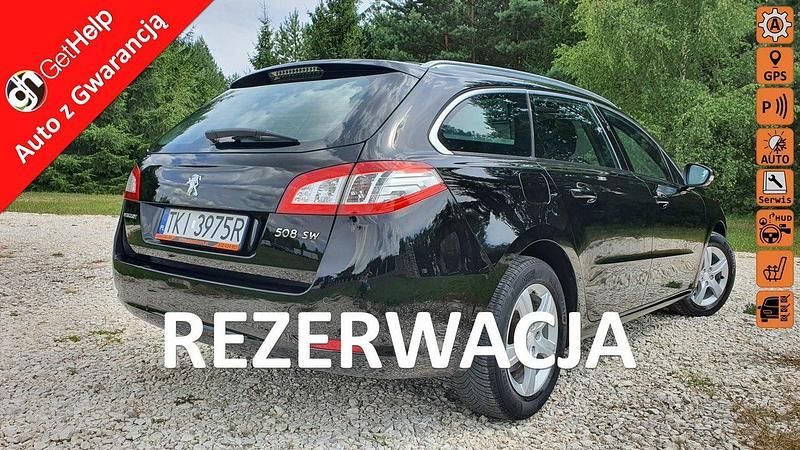 Czarny Używany 2011 Peugeot 508 Active Kombi | 19 999 zł (Uczciwa cena) - Obraz 1/4