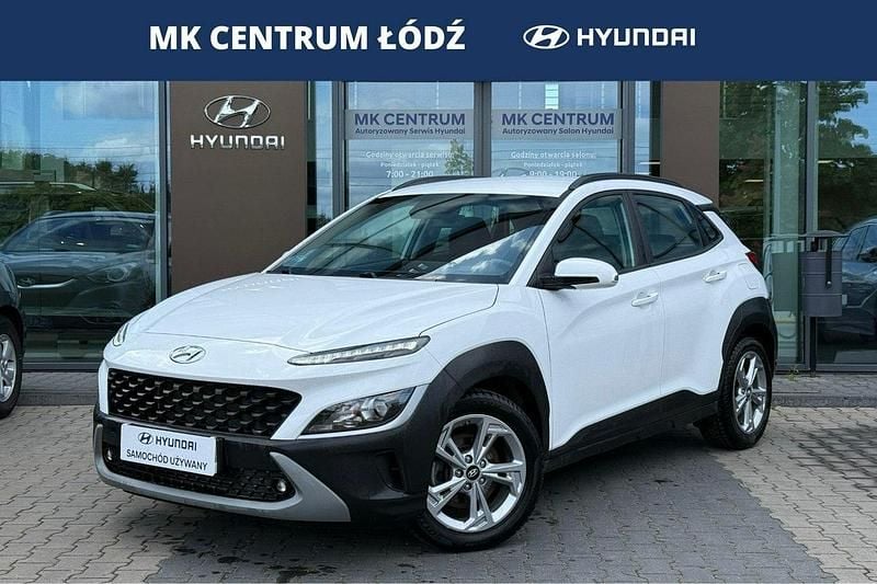 Biały (metalik) Używany 2021 Hyundai Kona SUV | 85 900 zł (Uczciwa cena) - Obraz 1/4