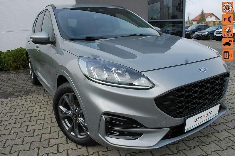 Szary (metalik) Używany 2021 Ford Kuga ST-Line SUV | 69 900 zł (Dobra cena) - Obraz 1/4