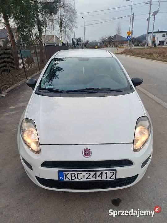 Biały Używany 2012 Fiat Punto Van | 4500 zł - Obraz 1/4