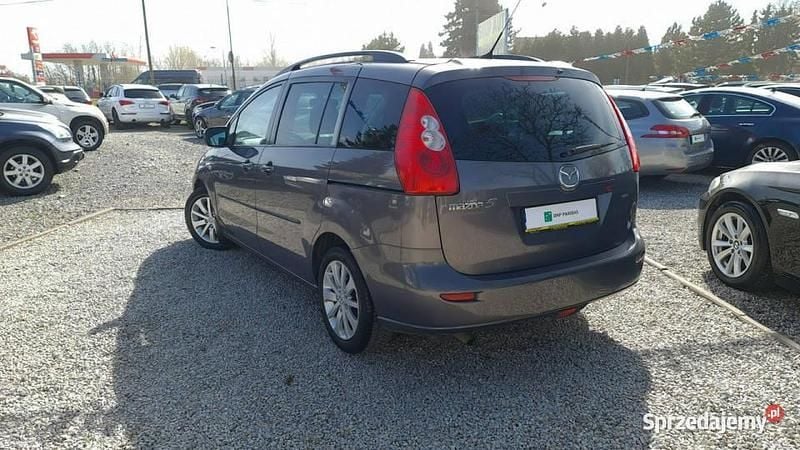 Beżowy (metalik, perła) Używany 2007 Mazda 5 Minivan | 11 800 zł (Drogi) - Obraz 1/2