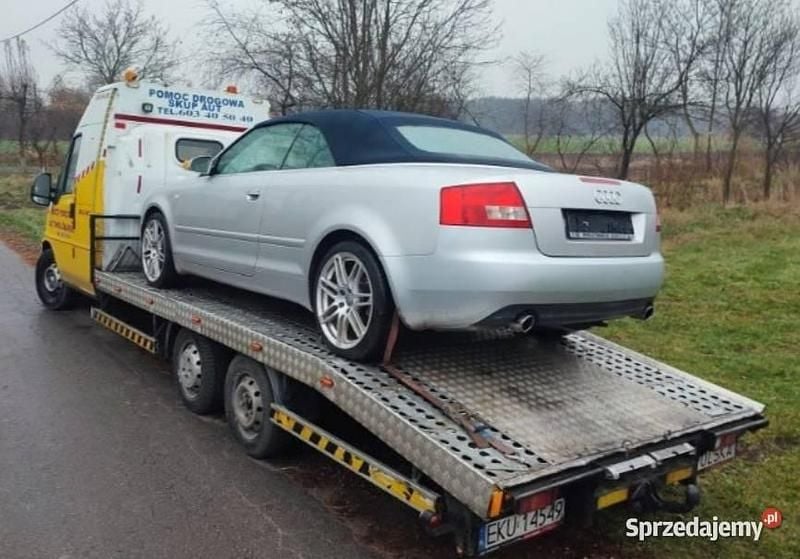 Używany Audi Cabriolet 2002 Srebrny Kabriolet