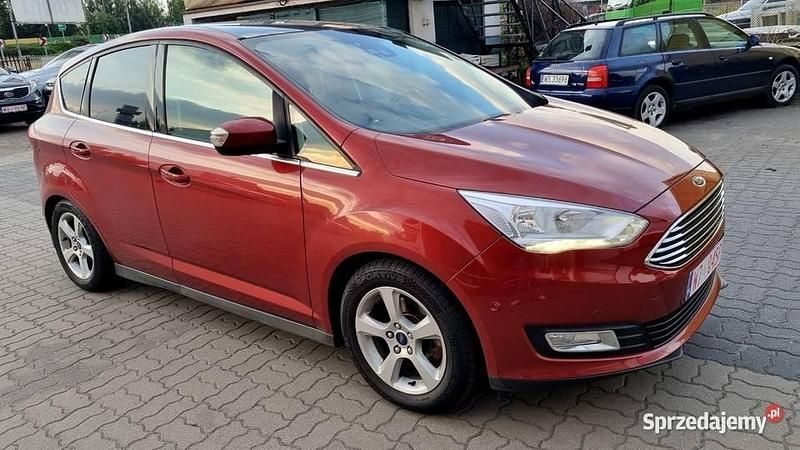 Bordowy Używany 2015 Ford C-MAX Minivan | 37 500 zł (Dość drogi) - Obraz 1/4