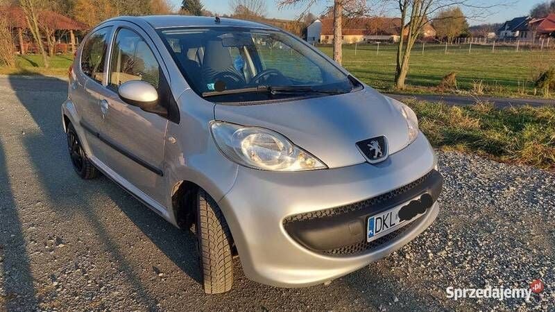 Srebrny Używany 2006 Peugeot 107 Hatchback | 4700 zł (Uczciwa cena) - Obraz 1/4