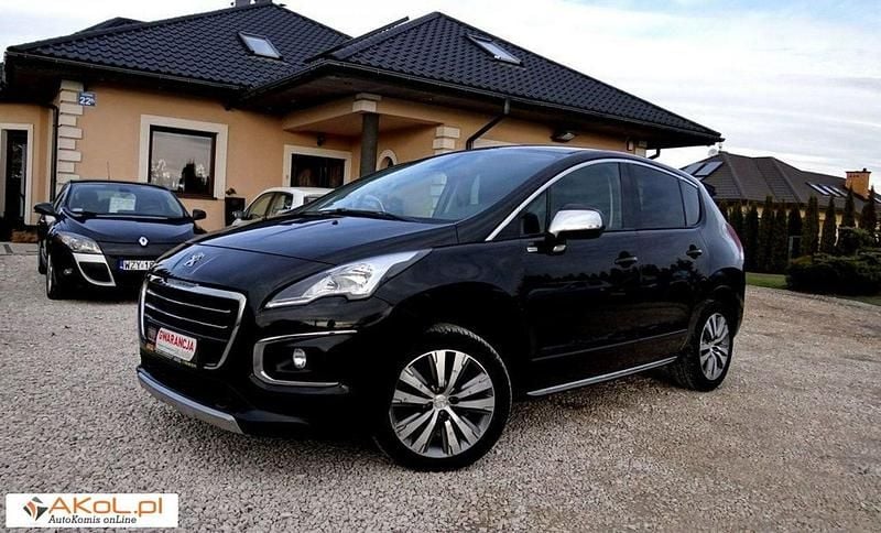 Czarny (metalik) Używany 2014 Peugeot 3008 SUV | 36 500 zł (Uczciwa cena) - Obraz 1/1