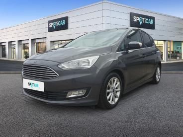 Szary Używany 2017 Ford C-MAX Titanium Minivan | 41 900 zł (Uczciwa cena) - Obraz 1/4