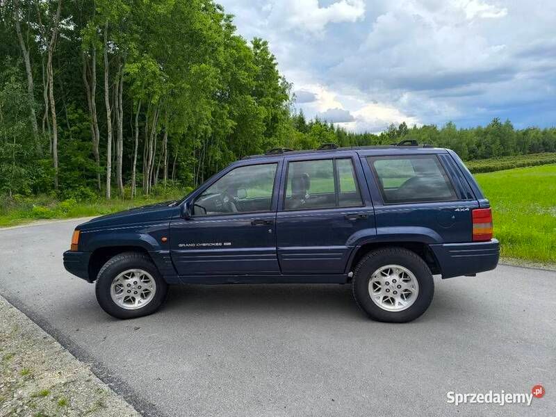 Niebieski Używany 1997 Jeep Grand Cherokee SUV | 23 000 zł - Obraz 1/4