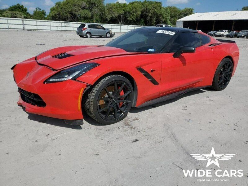 Czerwony (metalik) Używany 2016 Chevrolet Corvette Coupe | 87 900 zł - Obraz 1/4