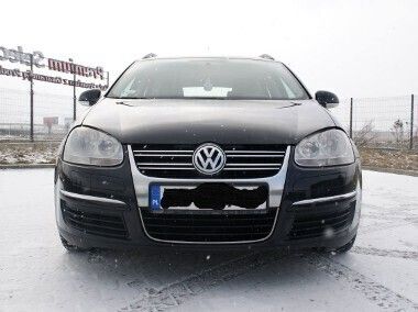 Czarny Używany 2008 VW Golf VI Kombi | 15 500 zł - Obraz 1/4