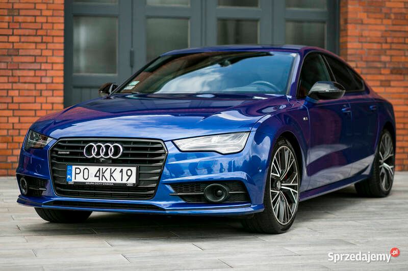Niebieski Używany 2014 Audi A7 Sportback Hatchback | 119 900 zł - Obraz 1/4