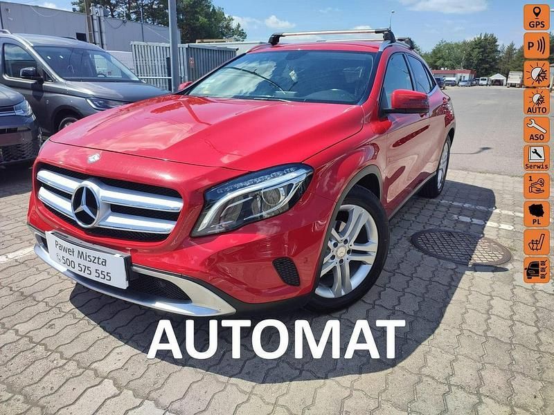 Czerwony (metalik) Używany 2014 Mercedes GLA200 SUV | 61 900 zł (Uczciwa cena) - Obraz 1/4