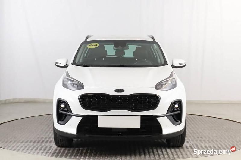 Biały Używany 2021 Kia Sportage SUV | 82 999 zł (Uczciwa cena) - Obraz 1/4