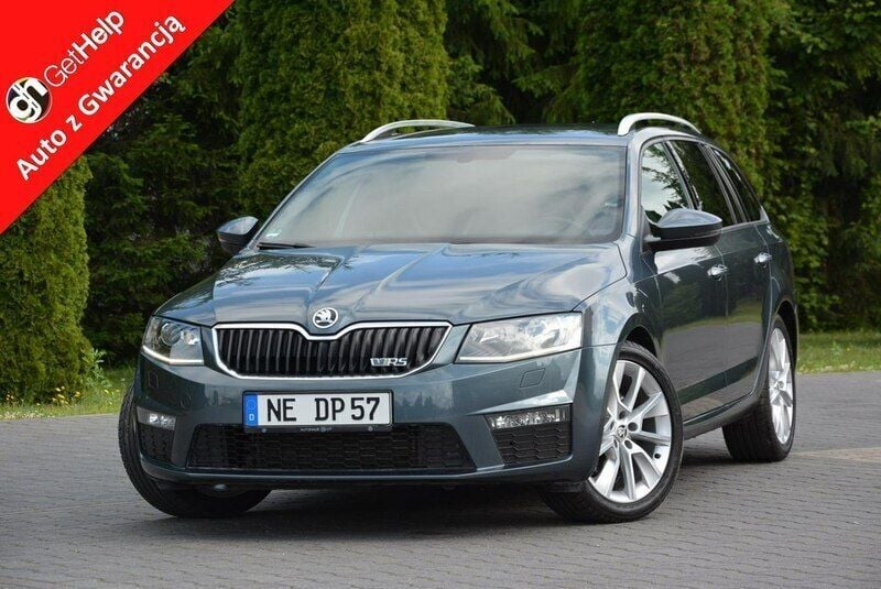 Szary Używany 2016 Skoda Octavia vRS Kombi | 59 900 zł (Dobra cena) - Obraz 1/4