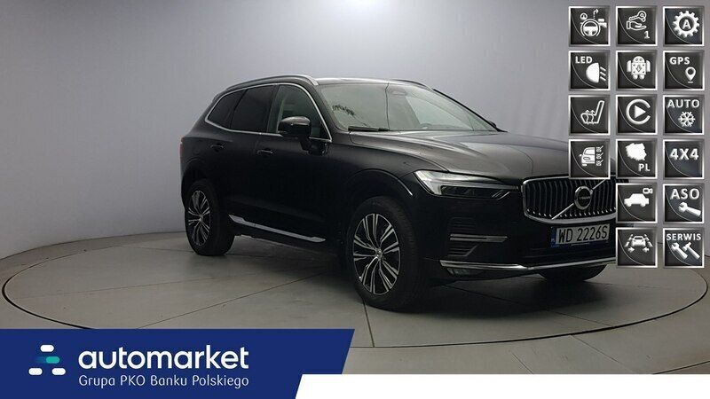 Czarny Używany 2021 Volvo XC60 SUV | 171 850 zł (Drogi) - Obraz 1/3