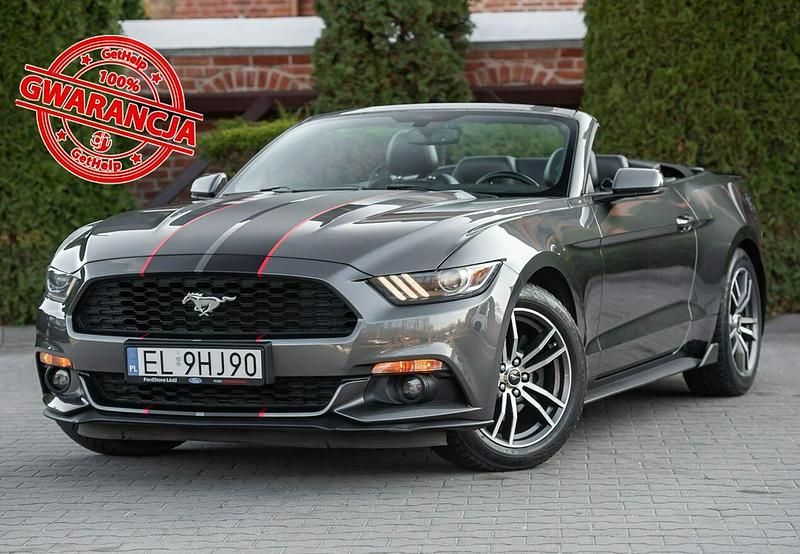 Szary Używany 2016 Ford Mustang Kabriolet | 87 700 zł - Obraz 1/4